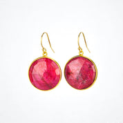 Ruby Earrings : July Birthstone
