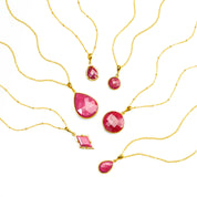 Ruby Earrings : July Birthstone