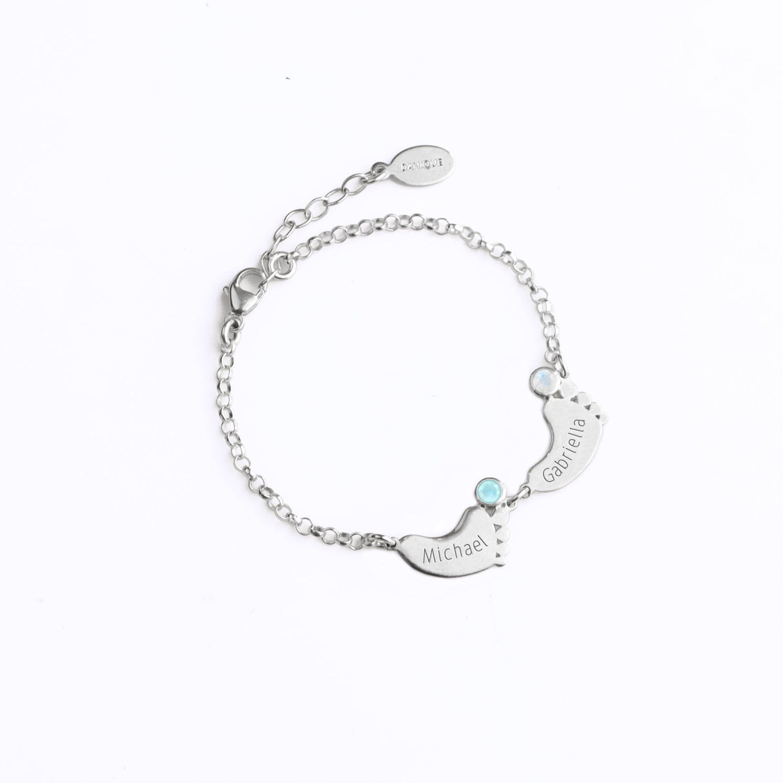 sterlingsilverorgoldvermeilfootprintcharmbraceletgiftformom.jpg