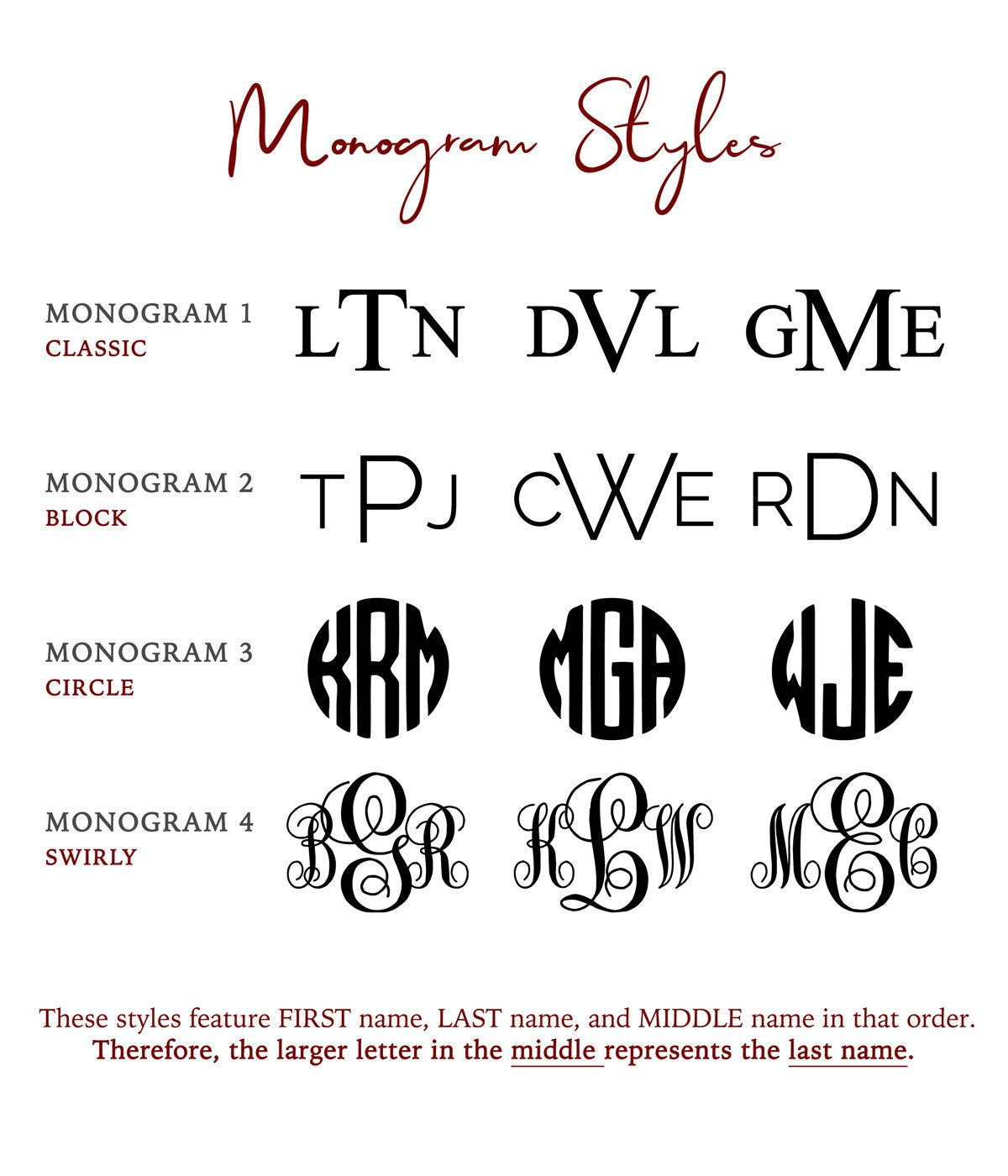 Personalized Swirly Monogram Necklace - Initials Disk Necklace [19mm]