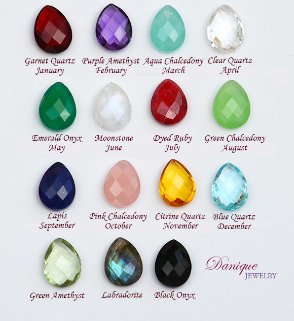 Ruby Teardrop Prong Set Stud Earrings : July Birthstone