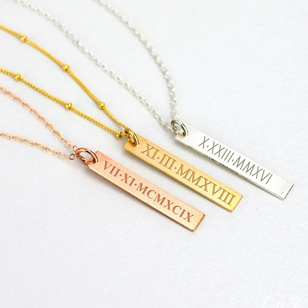 personalized bar necklace collection engraved name bar necklace minimalist layering necklace