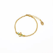 Tiny Birthstone Cluster Bracelet : Available in All Birthstones